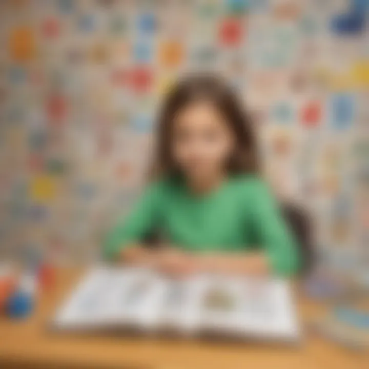 Creative project showcasing children's artwork