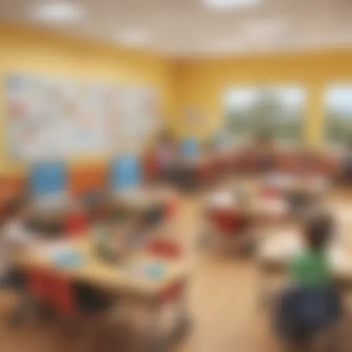 Innovative classroom setup fostering creativity