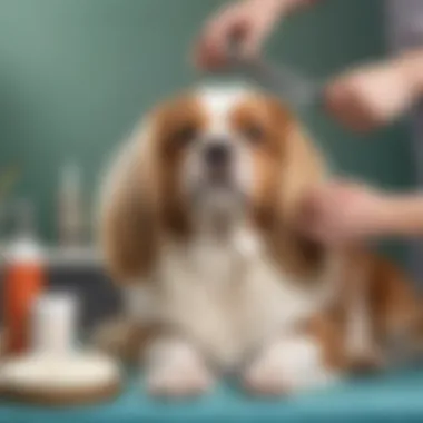Grooming Essentials for Dogs Dog getting a pampering grooming session