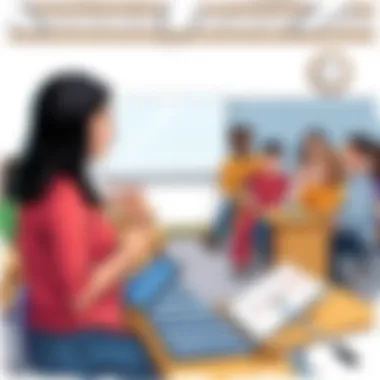 Learning Under Guidance An instructor demonstrating basic xylophone techniques in a classroom setting