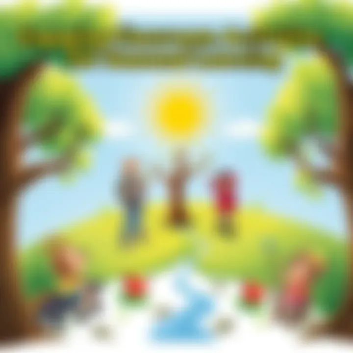 Interactive classroom activities for the four seasons