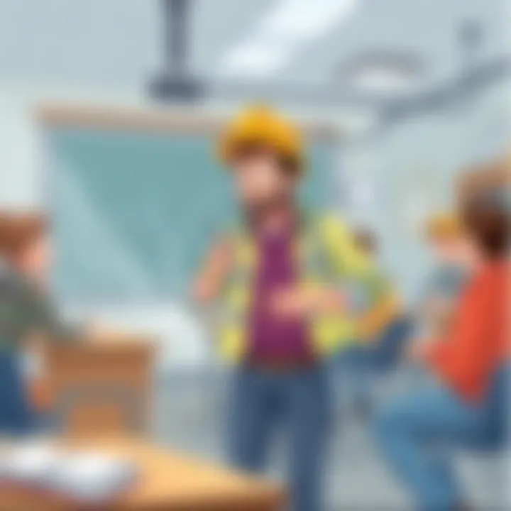 Safety precautions when working with electricity in a classroom setting