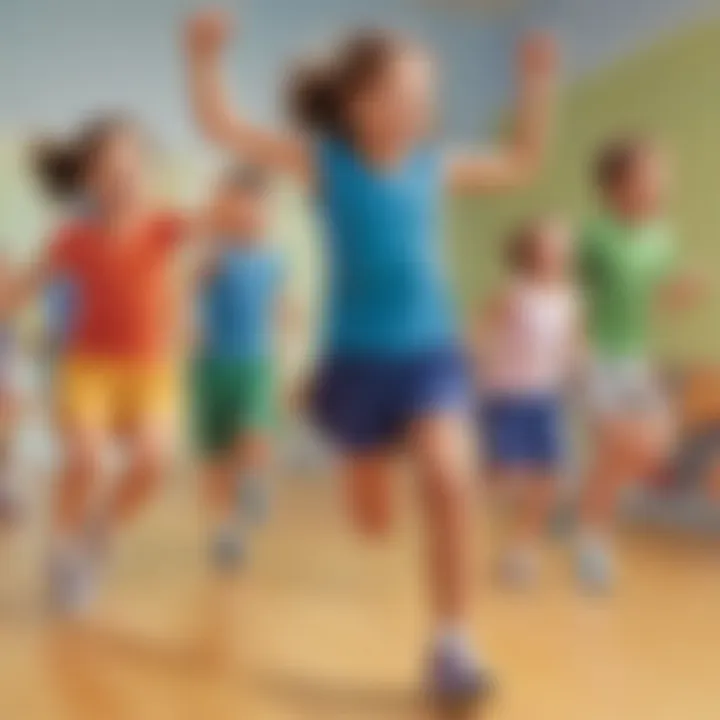Joy of Movement: Engaging Children in Fun Physical Activities Children participating in enjoyable physical activities