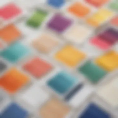 Color Palettes for T-Shirt Creation Creative display of color palettes suitable for t-shirt designs