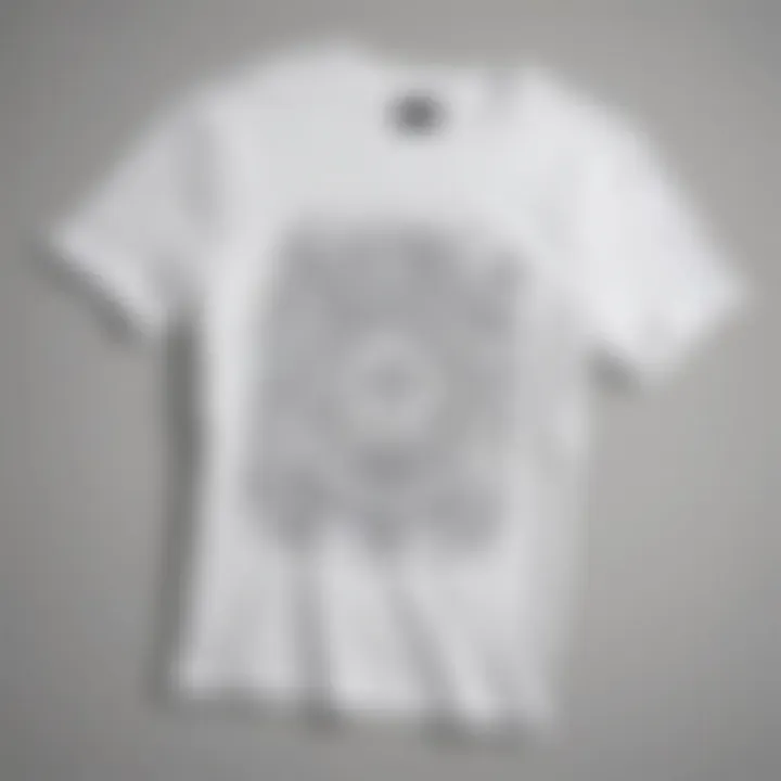 Innovative layout techniques for effective t-shirt presentation