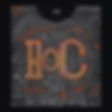 Typography in T-Shirt Design Visual representation of typography styles for t-shirt prints