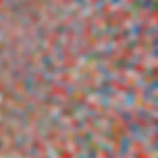 A vibrant collection of various national flags displayed together, showcasing diversity.