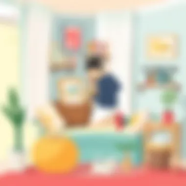 Cozy corner with plush seating and calming decor