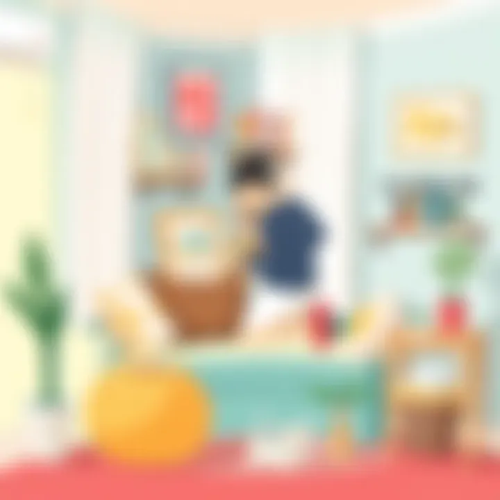 Cozy corner with plush seating and calming decor