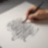 Crafted Calligraphy Brush with Ink