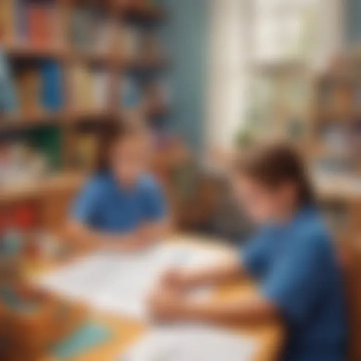 Children exploring real-world applications of mathematics