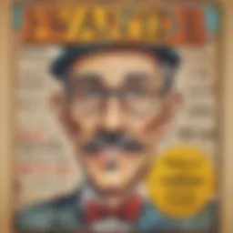 A colorful hand-drawn wanted sign with imaginative illustrations