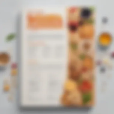 A visually appealing recipe template for healthy snacks