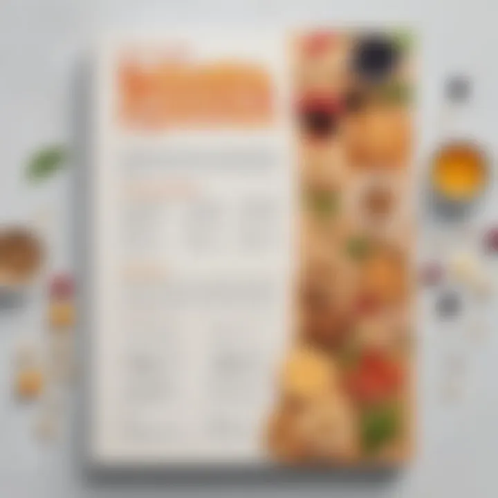 A visually appealing recipe template for healthy snacks
