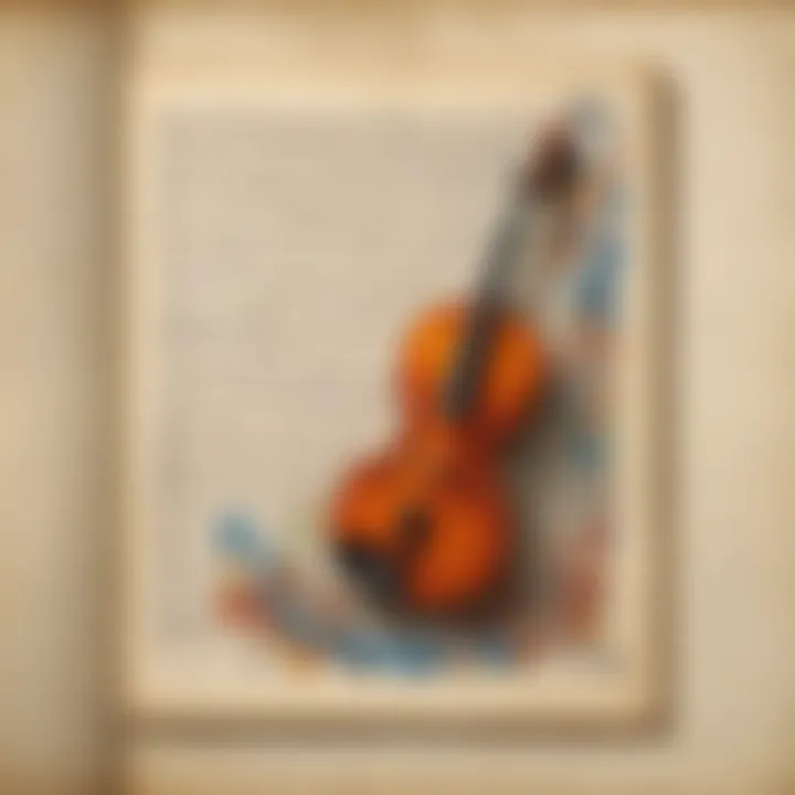 Abstract depiction of structured framework in poetry