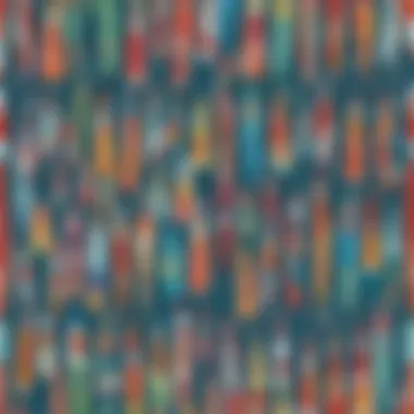A completed windsock showcasing artistic flair