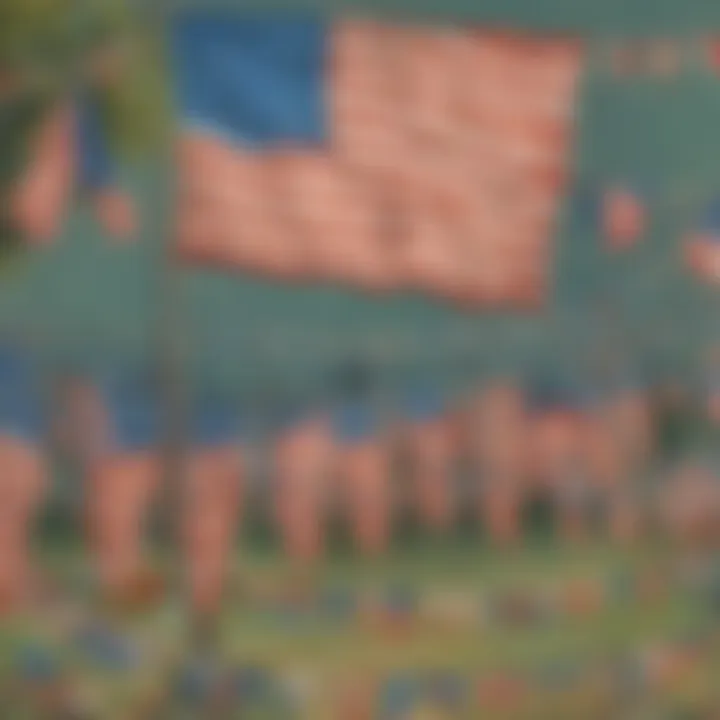 Craftsmanship of American bunting production