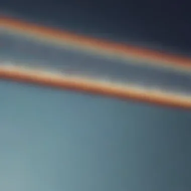 Visual representation of a timeline