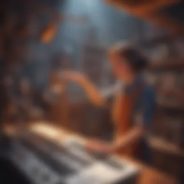An engaging scene demonstrating the importance of sound in animation