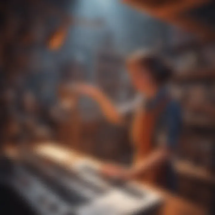 An engaging scene demonstrating the importance of sound in animation