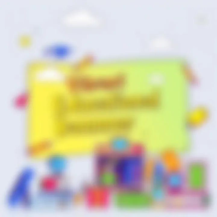 Vibrant Educational Banner Colorful banner design showcasing educational themes