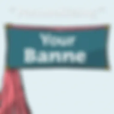 Personalizing Your Banner Customizing text and graphics in a banner layout