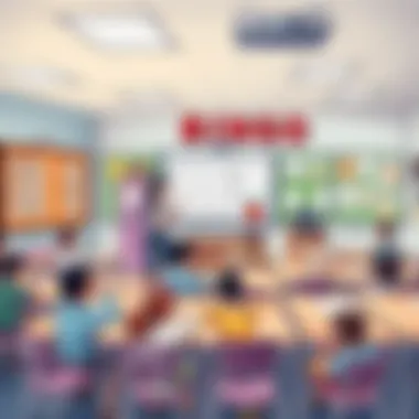 Bingo in Education A fun bingo game in a classroom setting