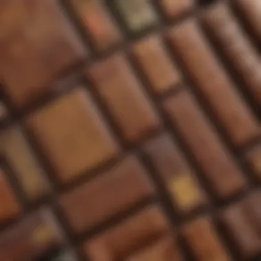 Close-up of a custom-printed chocolate bar wrapper
