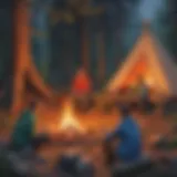 Creative Campfire Scene