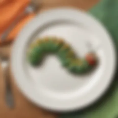 Creative Hungry Caterpillar Plate