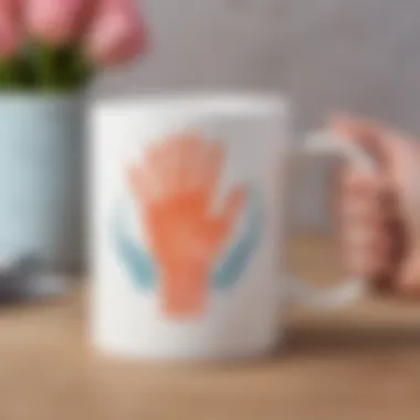 Charming Personalized Hand-Print Mug