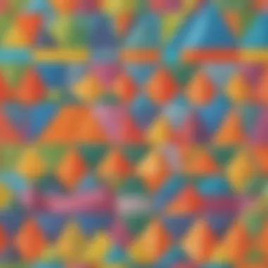 Exploring Geometric Patterns Creative Shapes Worksheet for Preschoolers