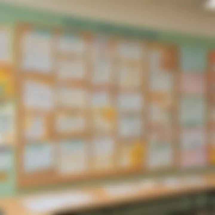 Interactive Vocabulary Bulletin Board in English Classroom