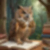 Curious Owl Trivia Question Illustration