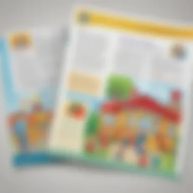 Customizable Preschool Newsletter Design