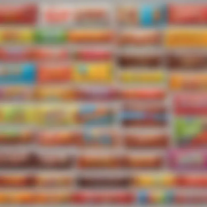 Customization options for candy bar wrappers