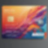 Abstract design for debit card sticker template