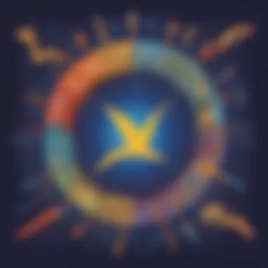 Verbs: Language Evolution Symbol Symbolic illustration of verbs' integral role in language evolution
