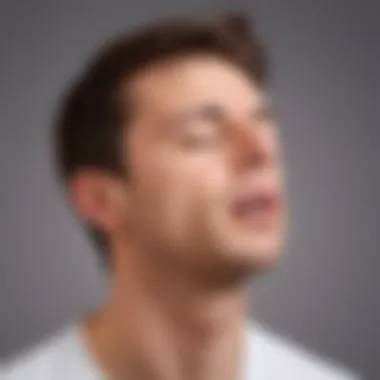 Breathwork Techniques for Emotion Control An illustration of a person practicing deep breathing exercises