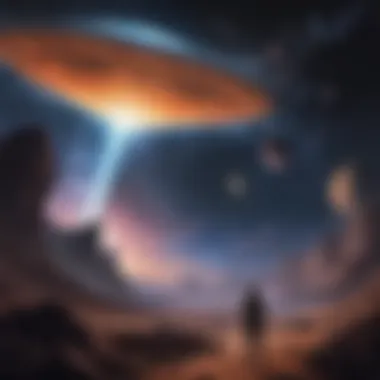 Cosmic Convergence: Extraterrestrial Encounter Extraterrestrial Encounter in Deep Space