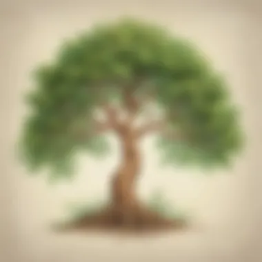 Nurturing Growth: The Essence of Resilience A flourishing tree representing growth and resilience