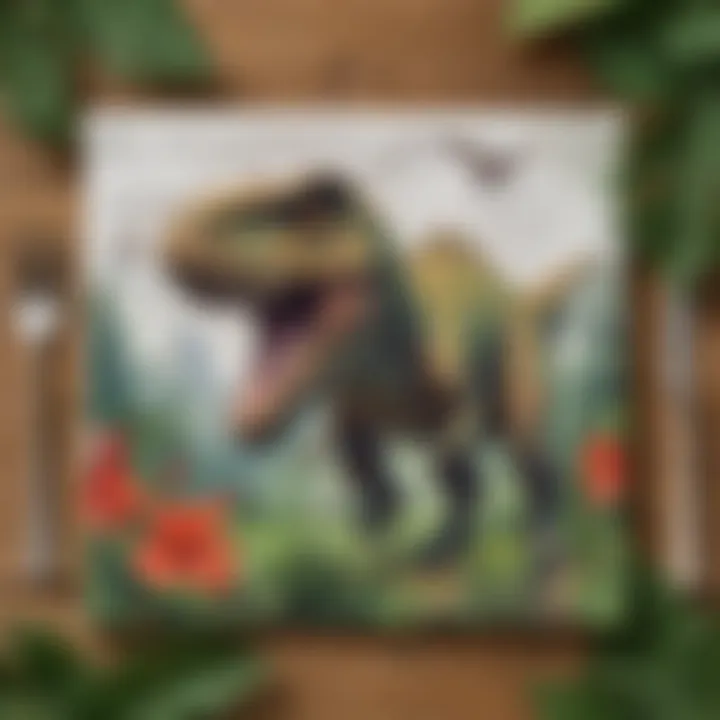 Dinosaur Birthday Napkins - Jurassic Joy Unveiled