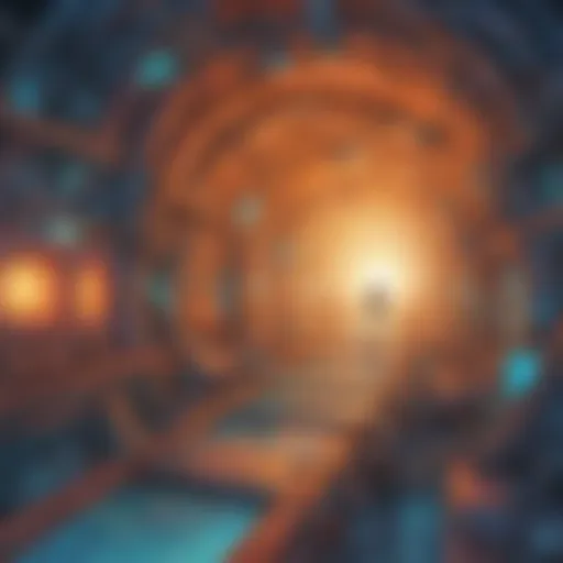Abstract Conceptual Artwork of Career Pathways