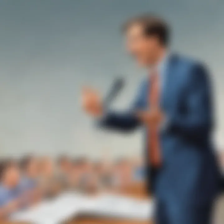 Crafting a Powerful Speech: A Comprehensive Guide - Illustration of Dynamic Delivery