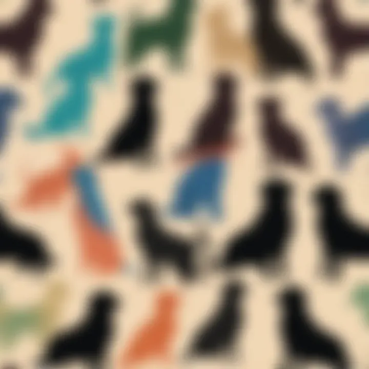 Dynamic Pet Silhouette Pattern