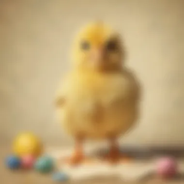 Easter Chick Greeting Card