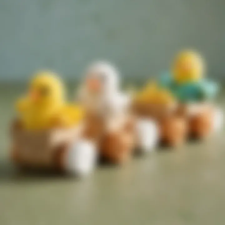 Egg Carton Chick Train