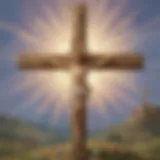 Symbolic Easter Cross