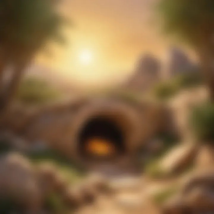 Empty Tomb with Morning Light