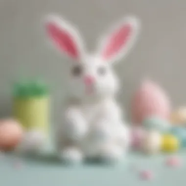 Cotton Ball Bunny Craft Cute bunny crafted from cotton balls and paper